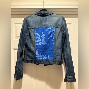 Upcycled Women's Blue Denim Jacket
